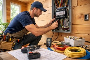 Монтаж и проектирование электропроводки для дачных домов в Санкт-Петербурге и Ленинградской области