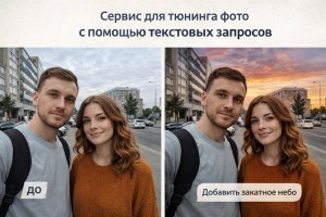 Сервис для тюнинга фото с помощью текстовых запросов: принципы работы, возможности и ограничения